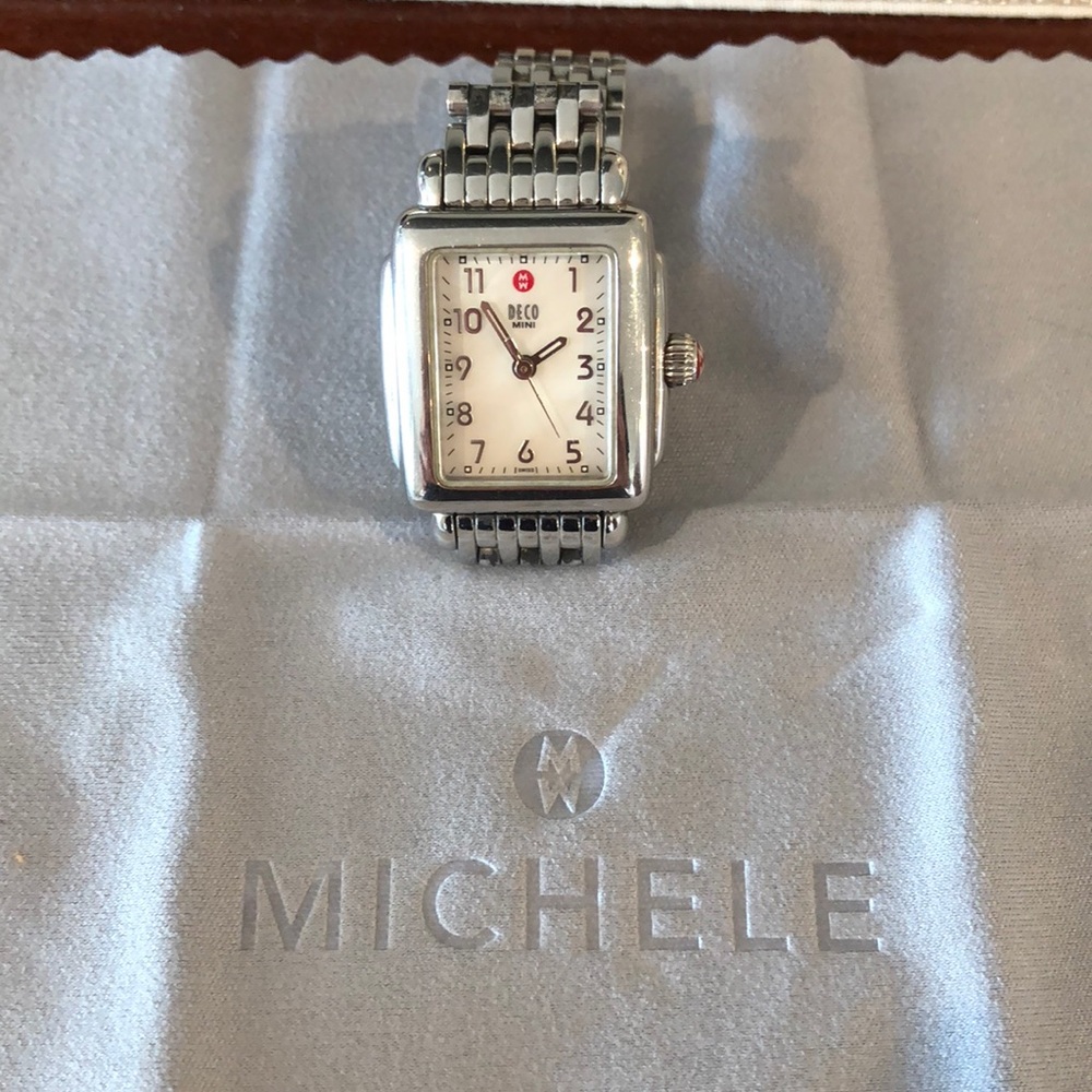Authentic Michele Mini Deco watch